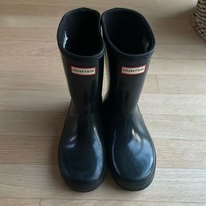 Hunters Rain Shoes,Black, Size 11 kids